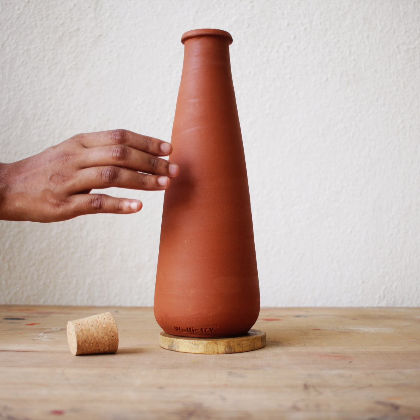 Bhumi - Earthen Terracotta Clay Water bottle (750 ml)
