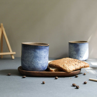 Ini - Ceramic Stoneware Kulhad (Blue)